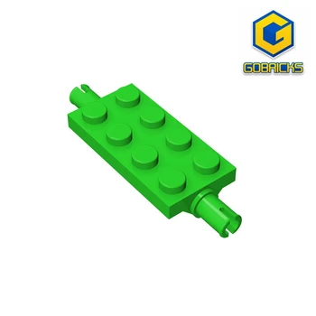 Пластина MOC PARTS GDS-958, модифицированная 2 x 4 с булавками, совместимая с игрушками lego 30157, собирает строительные блоки Технические характеристики