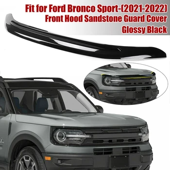 Bracingo Черный Текстурированный Дефлектор капота двигателя, защитная крышка от насекомых, украшение автомобиля от столкновений для Ford Bronco 2021 2022 4-дверный