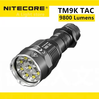 Оригинальный NITECORE TM9K TAC, тактический фонарь для кемпинга, охотничий фонарь, ручной фонарь, тактический фонарь, Патрульный фонарь, аварийный фонарь